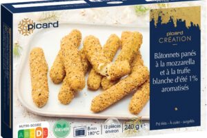 Bâtonnets panés à la mozzarella et à la truffe