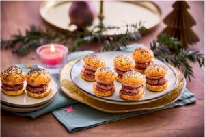 8 mini-burgers au foie gras